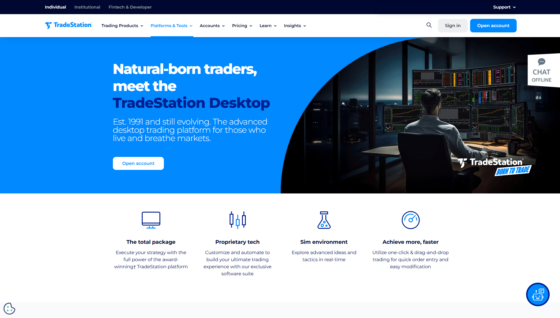 پلتفرم معاملاتی TradeStation