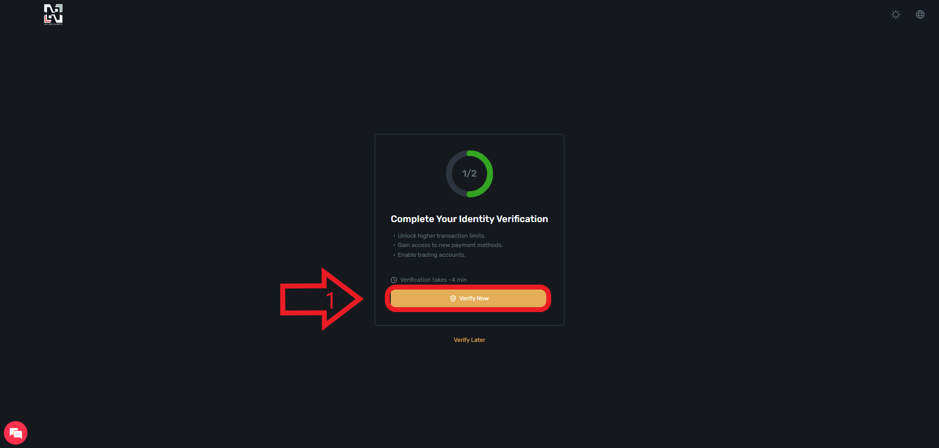 مرحله دوم از احراز هویت در بروکر نولیمیت