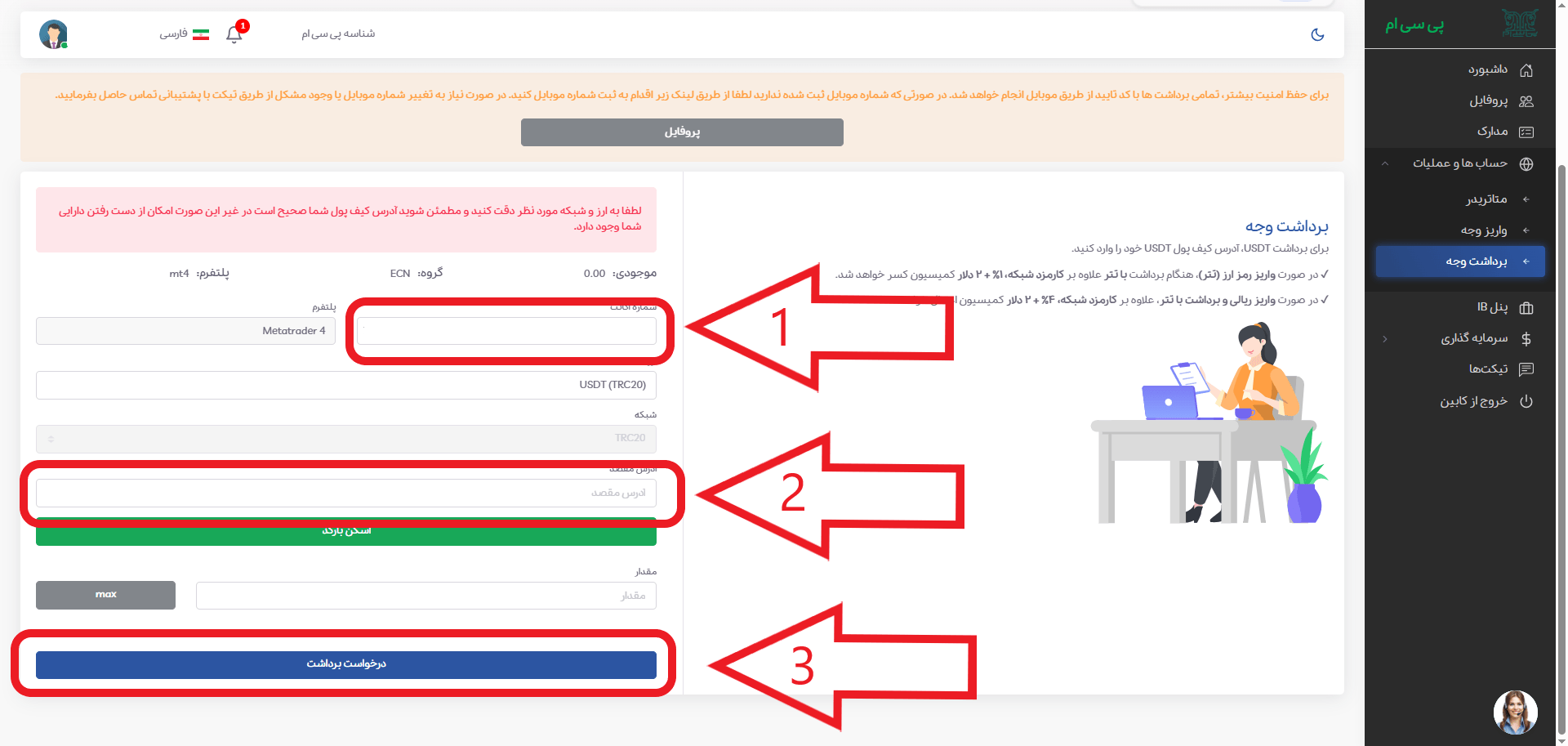 مرحله دوم برداشت در PCM