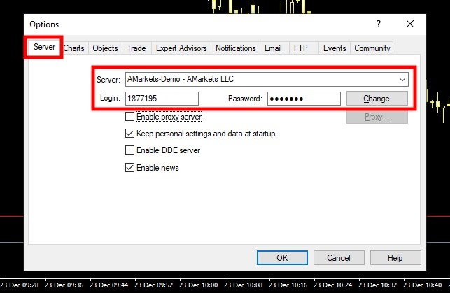 پیدا کردن شماره اکانت در متاتریدر