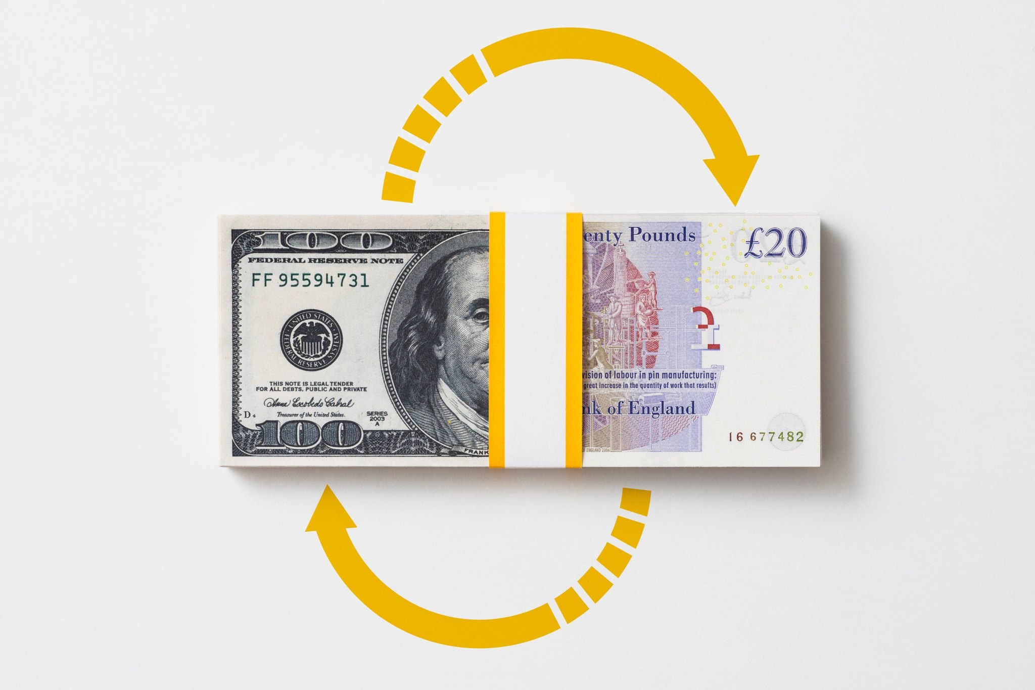 پوند انگلستان به دلار آمریکا