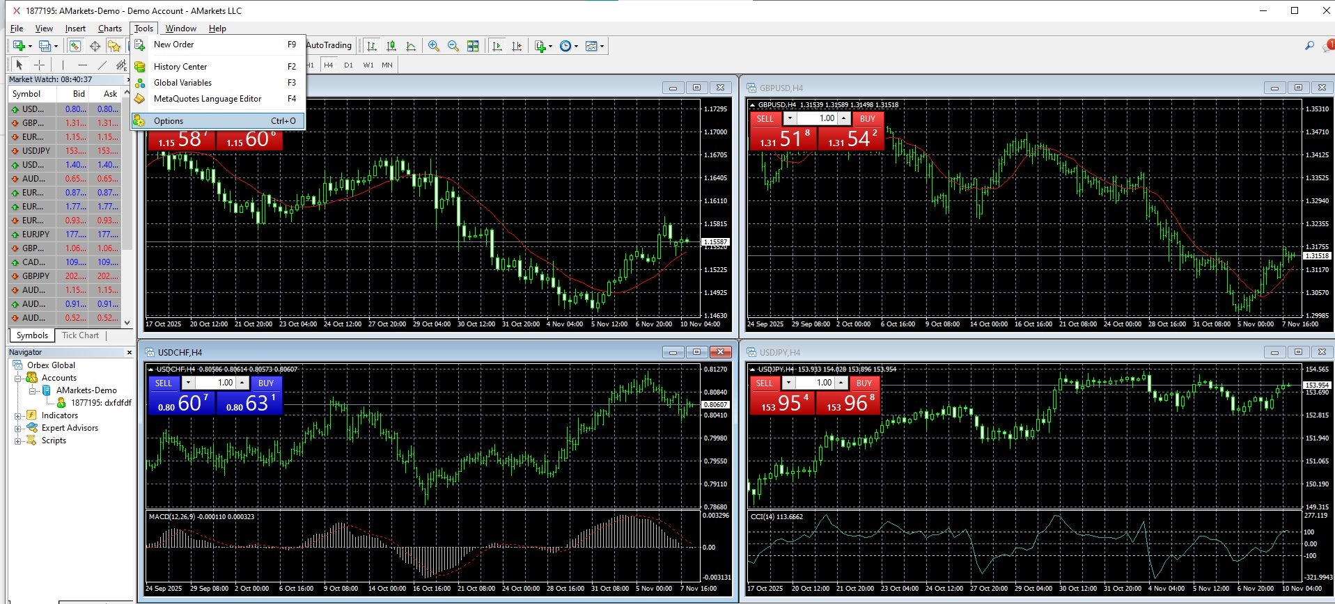 اتصال بروکر به متاتریدر 5