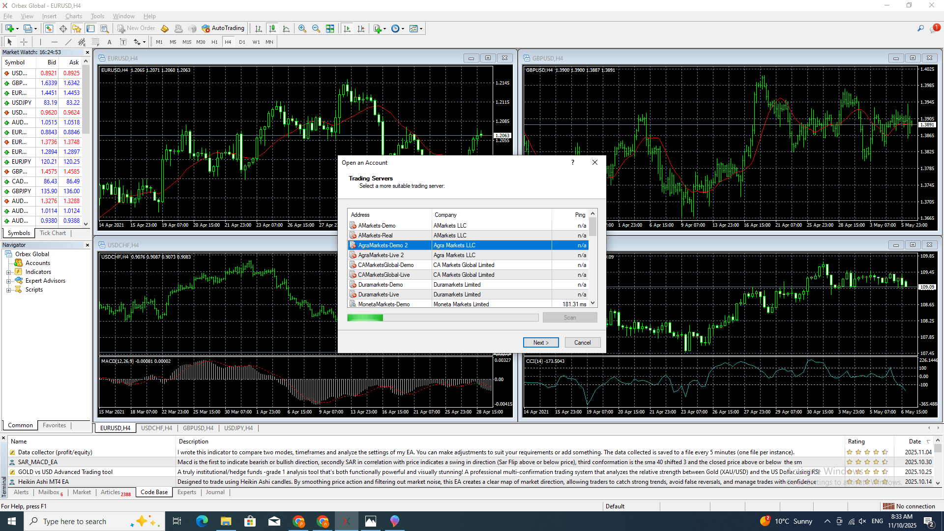 نحوه اتصال بروکر به متاتریدر